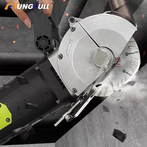 Slotting machine one-time forming dust-free concrete wall slotting large slotting machine water and electricity installation