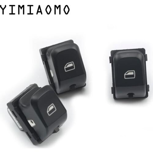 Electric Chrome Master Switch 3pcs Window Button 8K0 959 855 For Audi A4 S4 Avant Quattro A5 S5 Coupe Sportback Q5 R8 RS4 RS5