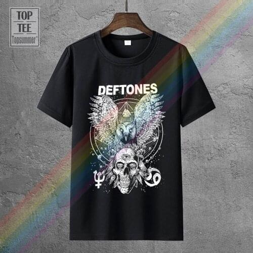 Deftones Owl And Skull T Shirt S M L Xl 2Xl Brand New Merchandise
