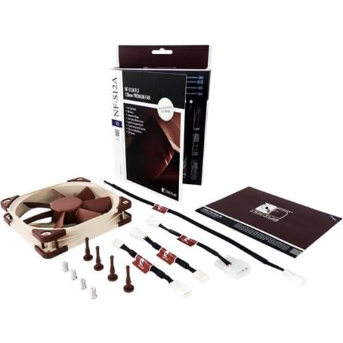 Noctua NF-S12A FLX NF-S12A PWM S12A ULN PC Computer Cases Towers CPU processor 12mm fan COOLERS fans Cooling fan Cooler fan