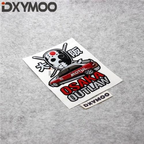 Car Styling Tape Japan JDM Racing Engine Hood Window Tail Stickers for OSAKA OUTLAW