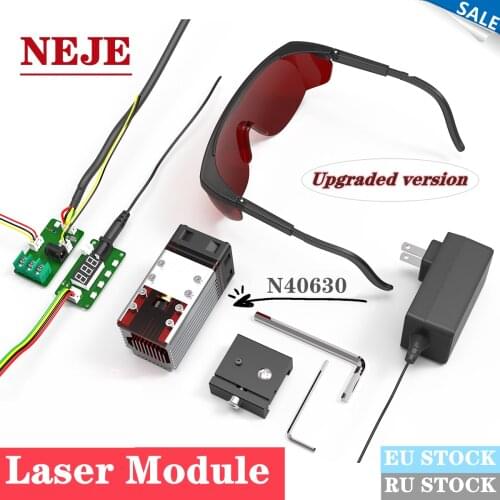 2021 NEJE 30W CNC Laser Module Head 450nm Blue TTL/PWM Module Kits for Laser Engraving Cutting Machine Wood Marking Cut Tool