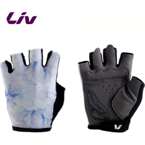 Giant Official Gear Liv For Women Half Finger Gloves MTB Road Bike Riding Racing Gloves Light and breathable
