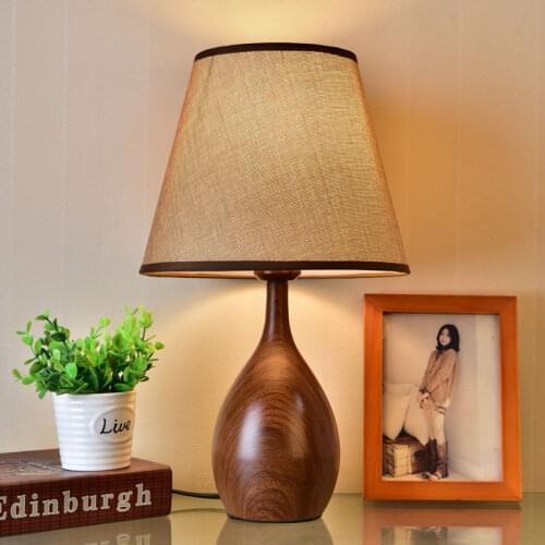Nordic Wood Work Table Lamps for Living Room Bedroom Hotel Modern Desk Lamp Bedside Study Book Lights Stand Fixtures Home Decor