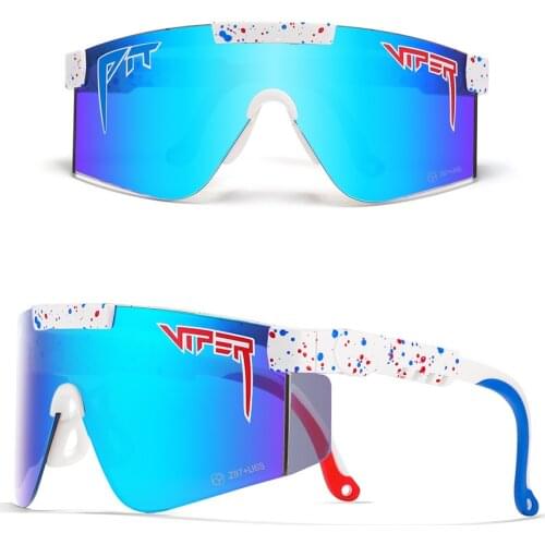 Pit Viper Sunglasses Z87 Lens TR90 Unbreakable Fashion Sports Goggle 2021 New Arrival UV400 Mirror Glasses With Free Box