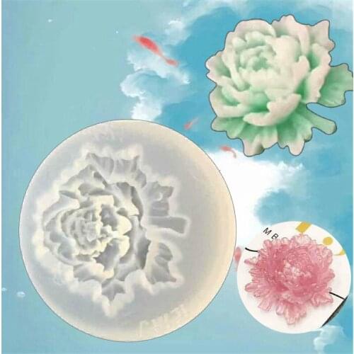 Trend Jewellry Making Resin Mould Rose Flower Pendant Mold Epoxy Casting Tool Silicone