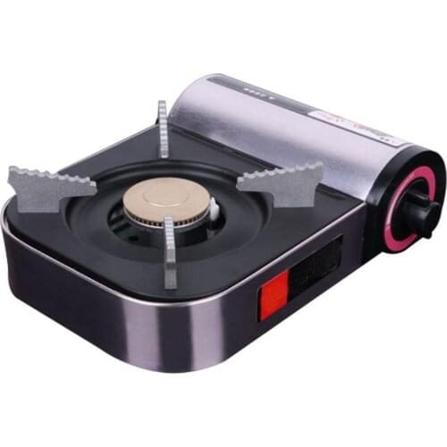 Outdoor Mini Cassette Grill Gas Stove Portable Camping Hiking Travel Picnic Barbecue BBQ Gas Stove Furnace Cooking Accessories