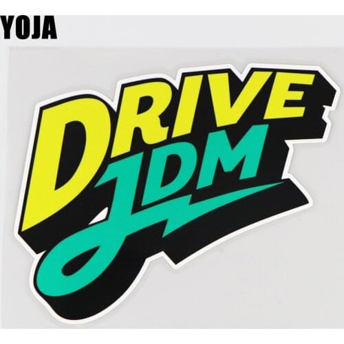 YOJA 15X12CM DRIVE JDM Vinyl Decal Personality Car Sticker Funny Cartoon Word Decoration 19A-0151