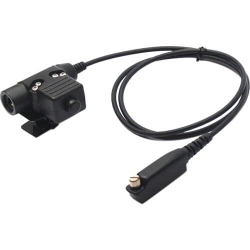 Z U94 PTT Adapter Cable for Sepura STP8000 STP8030 STP8035 STP8038 Wakie Talkie Headphones