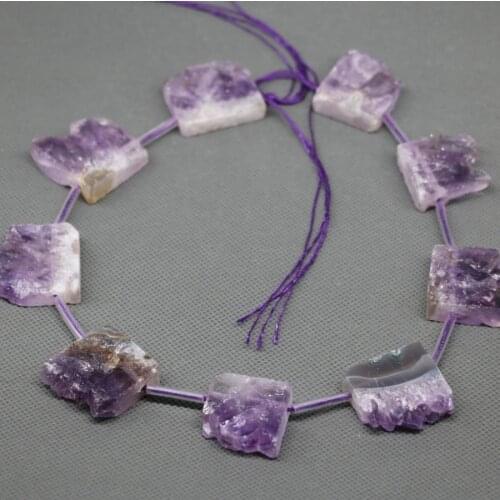 Raw Stone Top Drilled Necklace Beads, Druzy Drusy Quartz Crystal Beads Necklace Gift Items Fashion Gem Stone Druzy Pendant