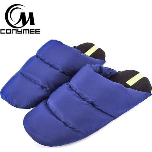 Winter Men Sneakers Home Fur Slippers Down-cotton Warm Indoor Slipper Pantufa Man Soft Plush Casual Shoes Cotton Erkek Terlik