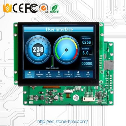 8.0 Inch TFT LCD Touch Module With TTL Interface And USB Port