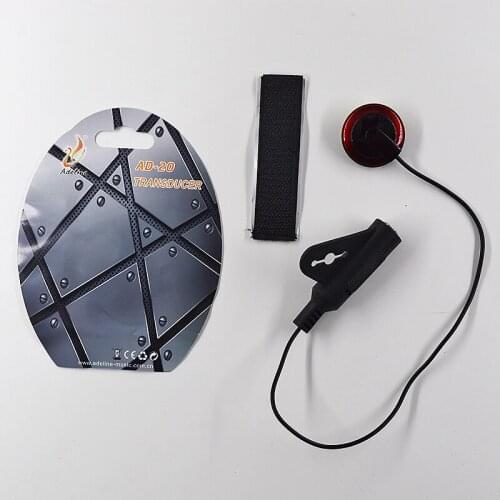 Adeline AD-20 Guitar Violin Viola Cello Banjo Ukulele Mandolin Contact Micro Pickup with Strap Button Hanger Pickup Guitar