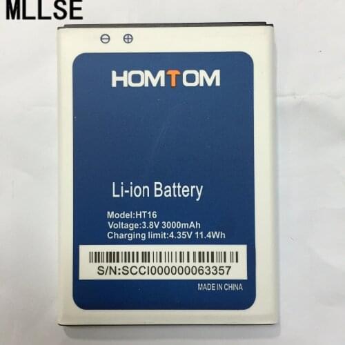 MLLSE 3000mAh HT16 Battery For HOMTOM HT16 HT16 Pro Mobile phone battery