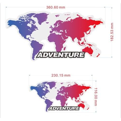 For BMW F850gs F800GS R1200gs CB500X ADV GS Adventure Motorcycle Top Side Box cases panniers Luggage Aluminium Stickers Decal