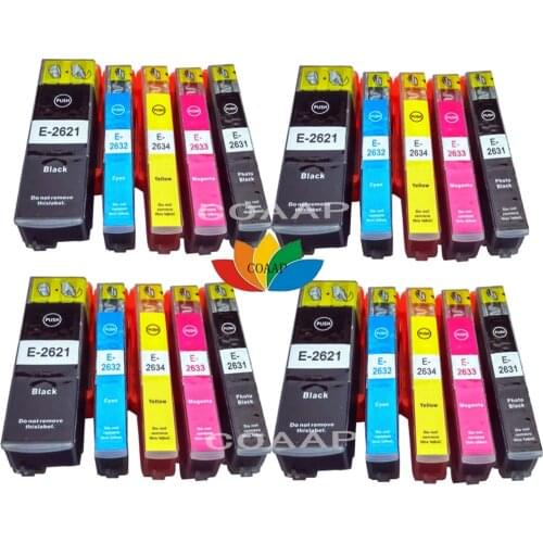 20x ink cartridge Compatible 26XL T2635 for Epson XP-510 XP-520 XP-600 XP-605 XP-610 XP-615 XP-620 XP-625 printer