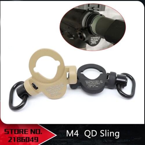 Troy Dual Side End Plate Flexible QD Sling Mount push botton adapter fit for M4 M16 Airsoft Hunting accessories