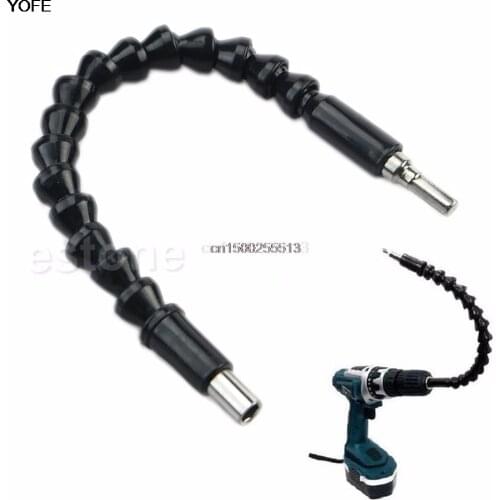 Flexible 295mm Extension Screwdriver Drill Bit Holder Link for Electronic Drill