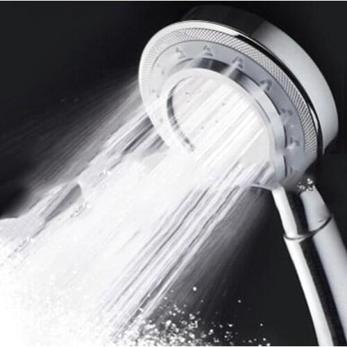 Multi-function hand-held Rainfall Shower Head Portable Removable Shower Heads Adjustable High Pressure Bathroom Accessories