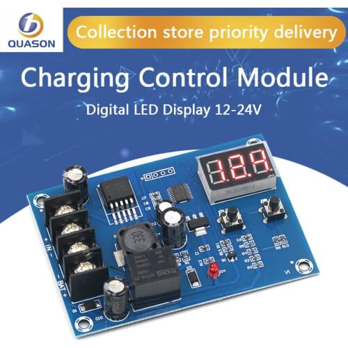 XH-M603 Charging Control Module 12-24V Storage Lithium Battery Charger Control Switch Protection Board With LED Display NEW