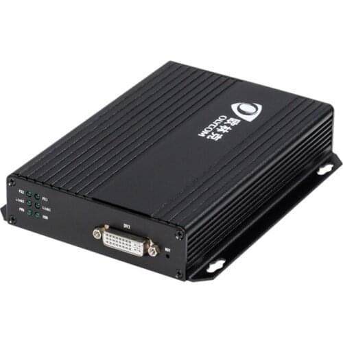 SC port 20km stackable Compressed DVI to fiber optical converter