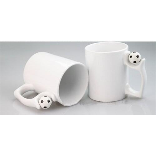 2018 Sport Football Mug Ceramic Soccer Ball Cup for Water Bottle Coffee Mug Tea Cup Milk Gift for Coach Fans Soccer Players