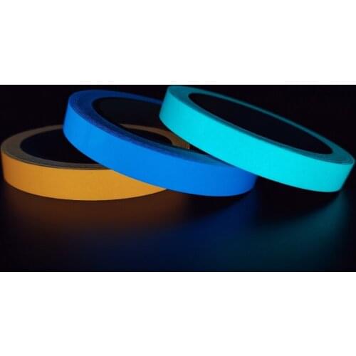 Reflective Glow Tape Self-Adhesive Sticker Removable Luminous Tape Fluorescent Glowing Dark Striking Warning Tape Dropshipping