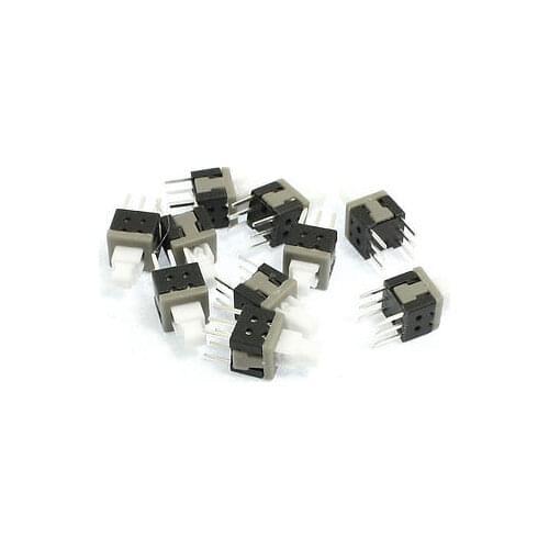 6 x 6mm Latching Torch Tactile Push Button Switch DPDT 6 Pin DIP