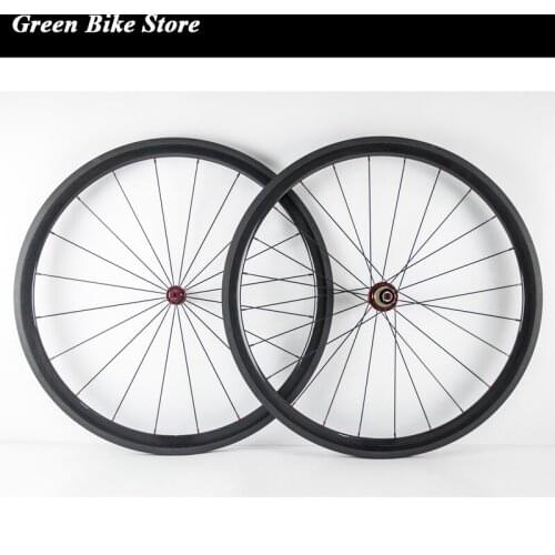 Customized carbon wheelset 38mm bicycle wheels 700c clincher carbon bike wheel