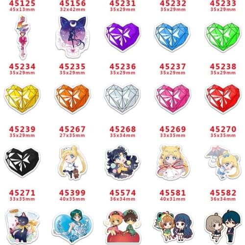 10 Pcs Cartoon Planar Resin Cabochons PR45125