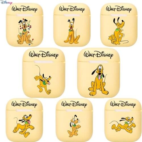 2021 Disney Pluto Silicone Case For Apple Airpods 1/2 Cover Protective Earphone Case Headphones Cases Protective For Apple Cover