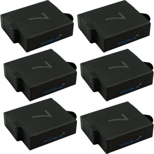 AHDBT 501 for gopro 6 battery 1600mAh for gopro hero5 battery Go Pro for GoPro battery 7 8 hero6 hero 7 black Camera