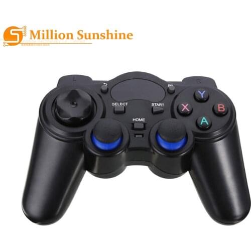 Kuulee 2.4GHz Wireless Game Controller Gamepad Gamepad and Micro USB OTG Converter Adapter for Android Flat TV BoxRPI169