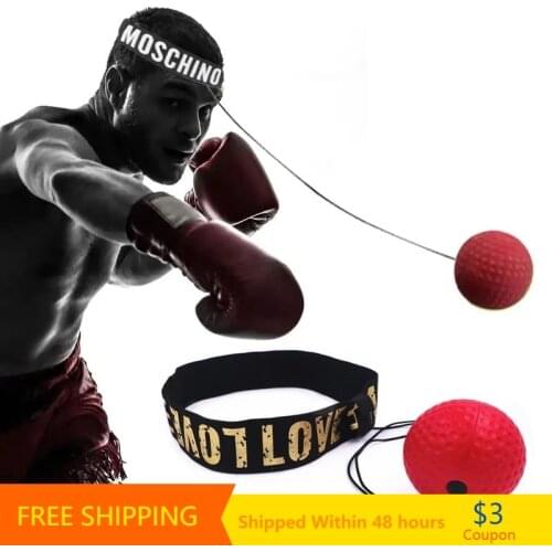Boxing Reflex Speed Punch Ball Head Band MMA Sanda Boxer Hand Eye Training Set Home Gym Fitness Boxing Accessories