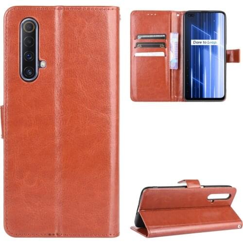 Realme X3 Case OPPO Realme X50 5G Wallet Flip Style Glossy Skin PU Leather Back Cover For Oppo Realme X3 X 3 X50 Phone Cases