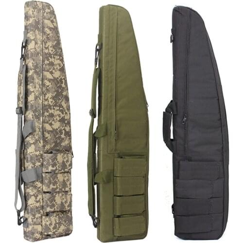 Airsoft Military Gun Carry Rifle Case Bag Sniper Backpack Carbine Bag Nylon Shoulder Bags Sandbag Shooting Hunting Accessories