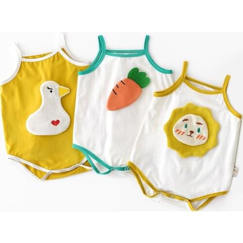 Baby Bodysuit Summer Toddler Outfits Clothes Girls Clothing Bodysuits Baby Romper Clothes Girl/Boy Summer One-Piece Bodysuits