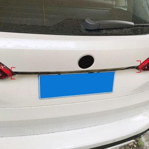 For BMW X5 G05 2019 2020 Stainless Chromium Styling Car Rear Trunk Lid Decoration Cover Trim
