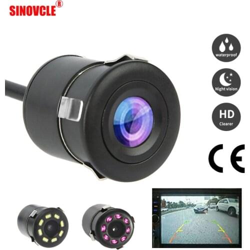 SINOVCLE Reverse Camera Rearview Car Infrared Night Vision HD CCD Waterproof Universal Image Sensor Rearview Camera