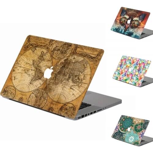 World map Laptop Decal Sticker Skin For MacBook Air Pro Retina 11" 13" 15" Vinyl Mac Case Body Full Cover Skin
