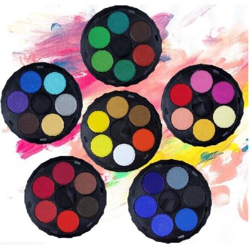 KOH-I-NOOR Watercolor Wheel Stack Pack set solid watercolor painting watercolor 12/24/36 /48 colour Artist pigment