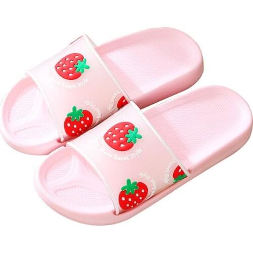 Summer Shoes Indoor Home Cute Fruit Slippers Slides Non-Slip Flip Flops Shoes Womens Sandals Beach Slippers Summer Footwear