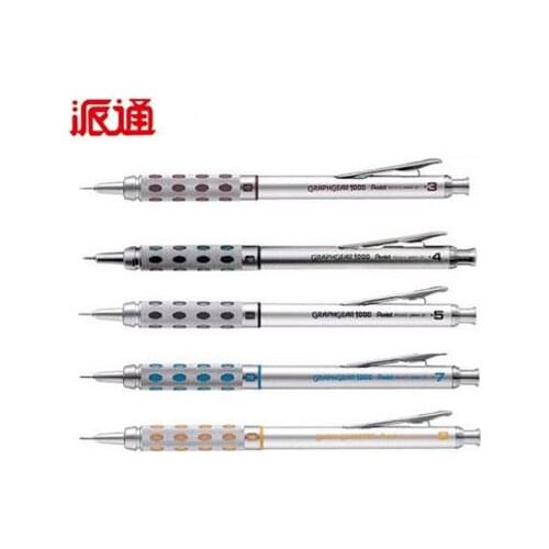 Pentel GRAPHGEAR 1000 Retractable Metal Head Mechanical Pencil Japan