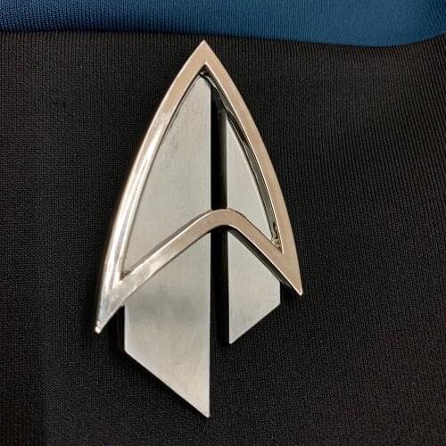 Admiral JL Picard Pin The Next Generation Communicator Pin Brooches Badge Star Accessories Trek Badge Metal