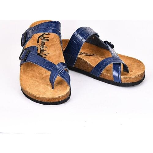 Moosefield Genuine leather 2021 new fashion summer Men flip-flops non-slip orthopedic eva sole 40-45 size slippers