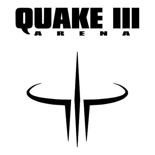 Quake 3 Text Car Sticker Rear windshield Stickers Waterproof Car Window Cool Decoration Removable white Modern L470