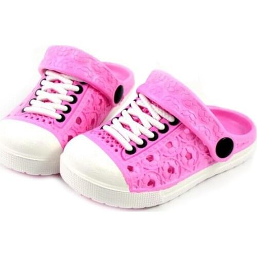 2020 New 1 Pair Children Kids Slippers Sandals Anti-slip Breathable for Summer Beach