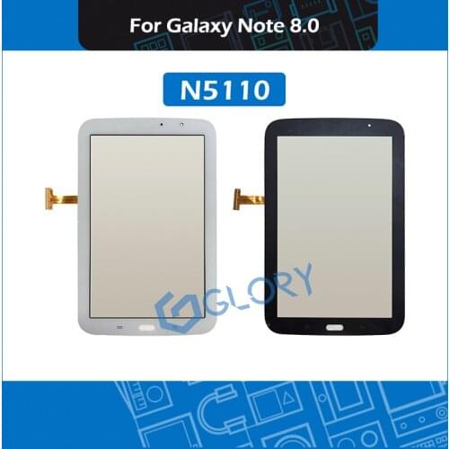 New Black white N5110 Touch Screen For Samsung Galaxy Note 8 N5110 Digitizer Panel Front Glass Replacement