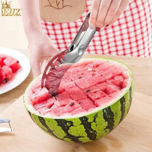 Watermelon Slicer Cutter Stainless Steel Watermelon Slicing Tool Made to Slice and Serve with Ease No Mess Less Stress for Salad