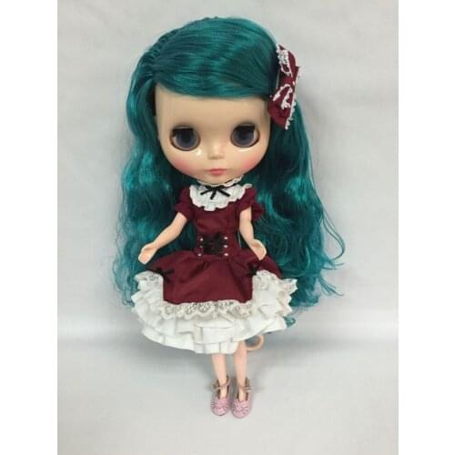 Nude blyth doll green hair suitable for girl factory doll BL 1209384